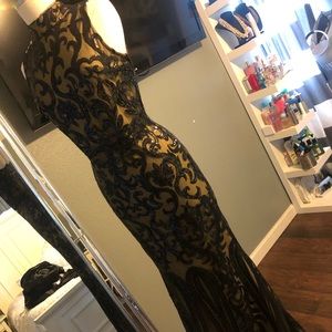 Evening long black Dress